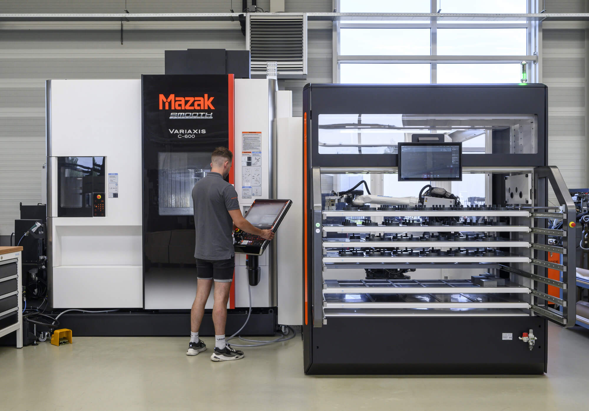 mazak freesbank instellen